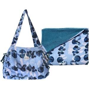 100% Turkish Beach Towel Convertible into a Beach Bag Blanket Multi-Functional